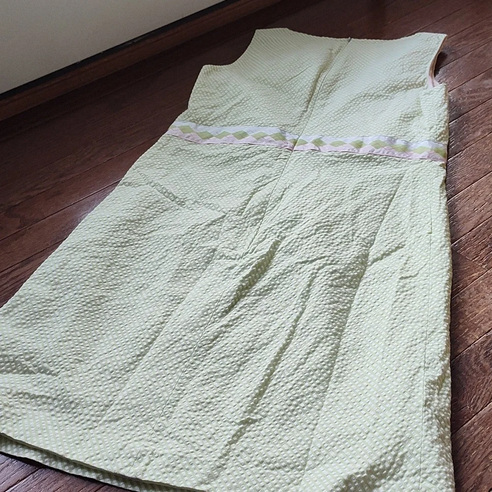 Charming Peach and Mint Vintage Dresses size M  based on measurements - Picture 13 of 14